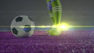 流光炫彩光束环绕世界杯ae宣传模板视频的预览图